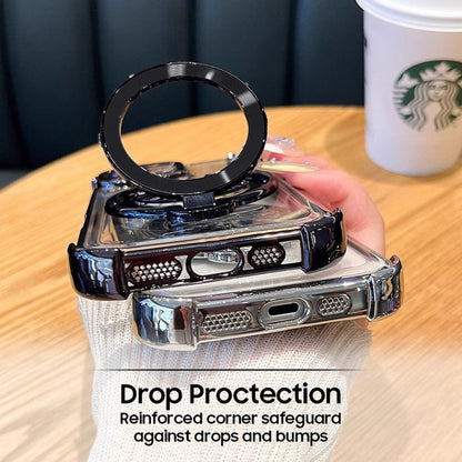 OnePlus Nord CE3 5G Luxury Four Corner Invincible Bracket Ring Stand Case