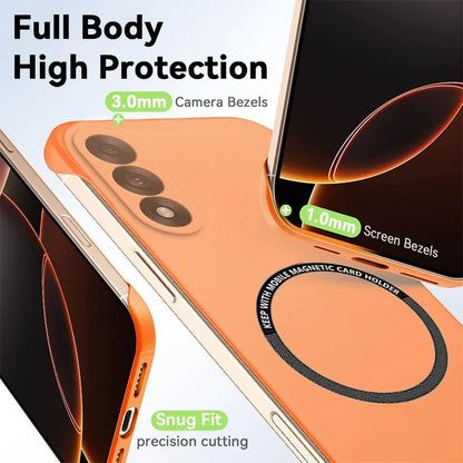 OnePlus Nord 5 5G Frameless Magnetic Wireless Charging Case - Ultra-Slim Clear MagSafe Compatible Cover