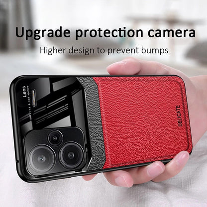 Redmi Note 13 Pro+ 5G Premium Leather Lens Protective Case