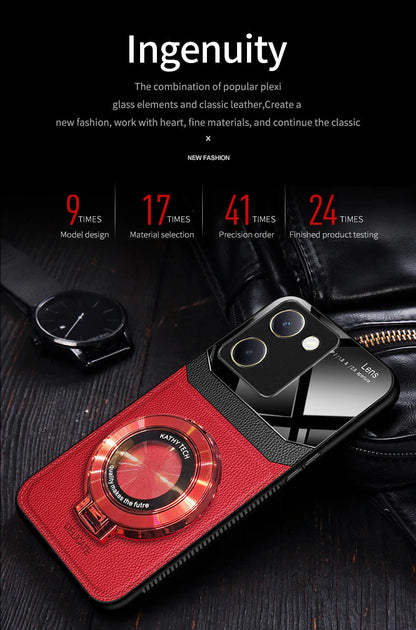 vivo y200 Pro Leather back Case