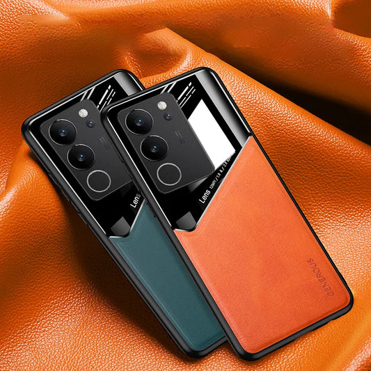 Vivo V29 5G luxury Generous® Leather Protective Back Case
