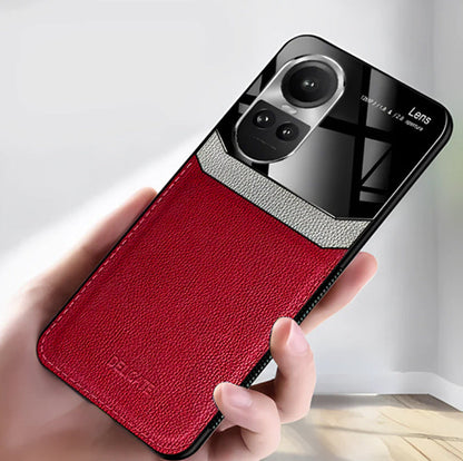 Oppo Reno 10 5G Premium Leather Lens Protective Case