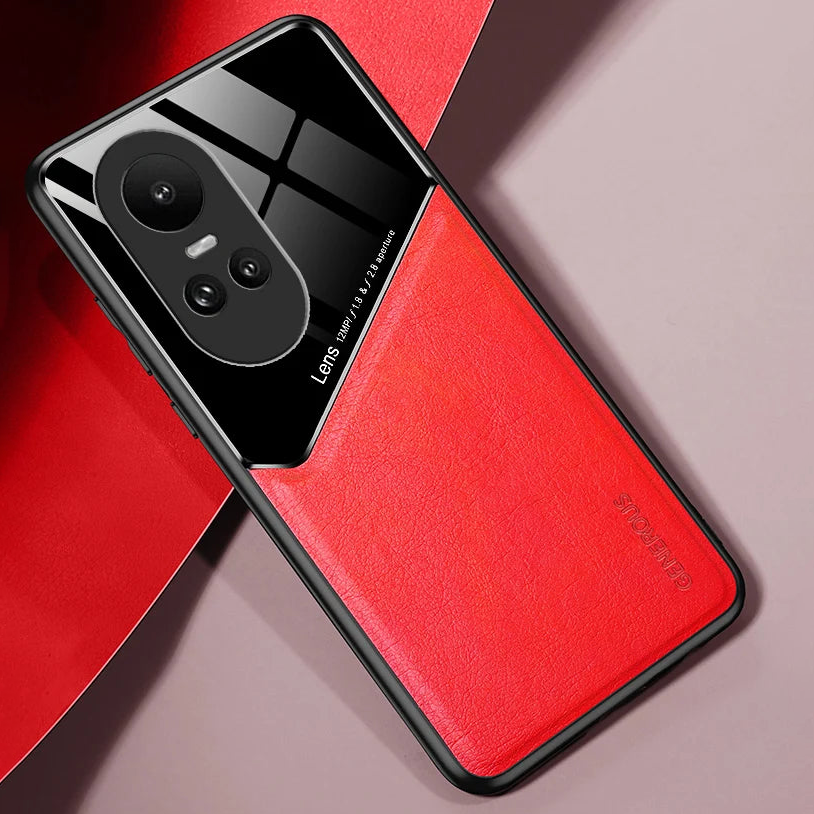 Oppo Reno 10 5G luxury Generous® Leather Protective Back Case