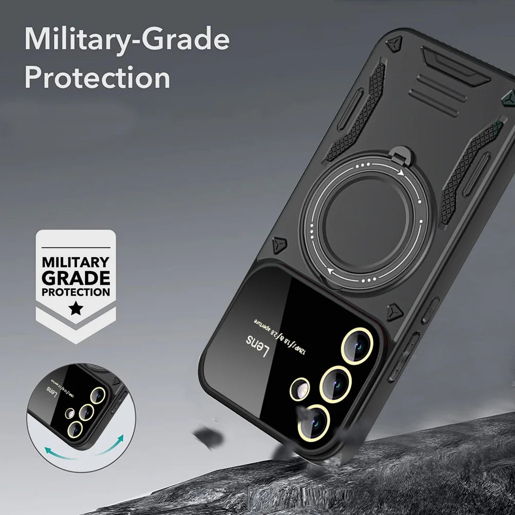 Samsung Galaxy A34 5G Military Grade Hard Back Ring Case