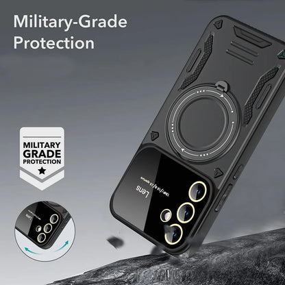 Samsung Galaxy A34 5G Military Grade Hard Back Ring Case