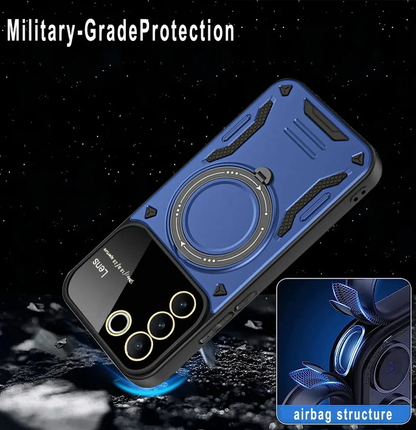 Vivo V27 5G Premium Military Grade Hard Back Ring Case