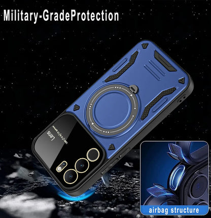 Vivo V29 5G Premium Military Grade Hard Back Ring Case