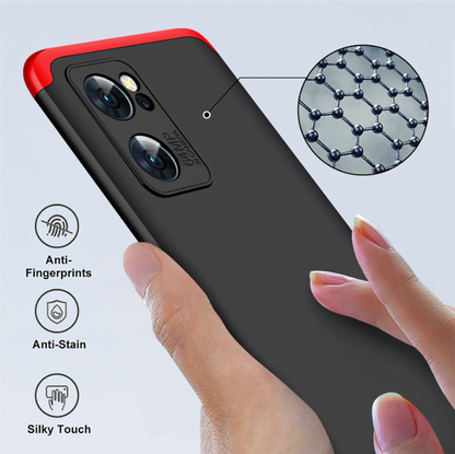 Oppo Reno 7 5G Ultimate 360° Shockproof Complete Protection Matte Back Cover