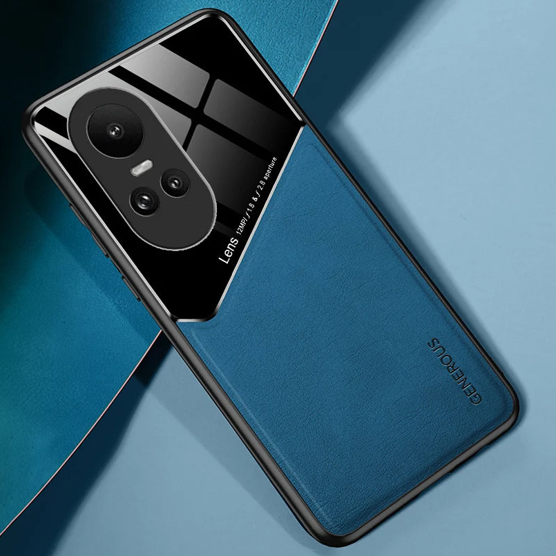 Oppo Reno 10 5G luxury Generous® Leather Protective Back Case