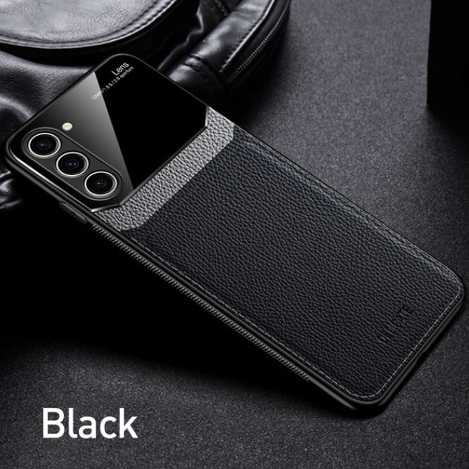 Samsung Galaxy A54 5G Premium Leather Lens Protective Case