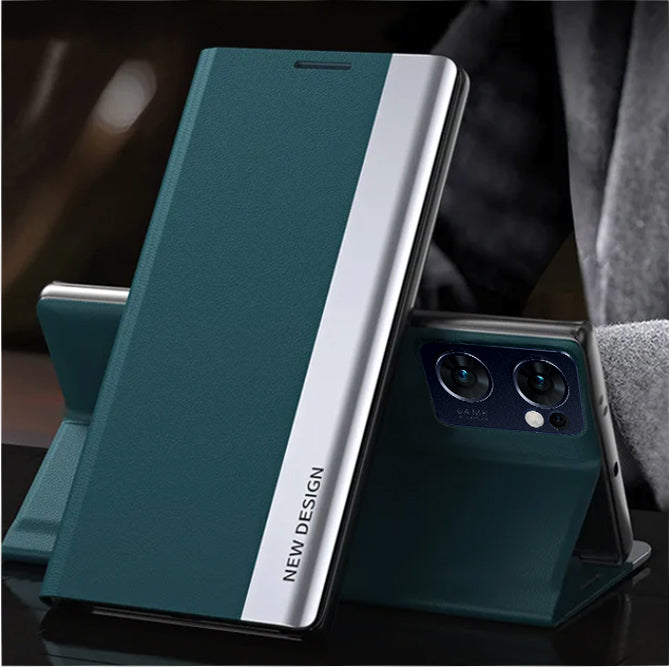 Oppo Reno 7 5G Magnetic Flip Leather Case