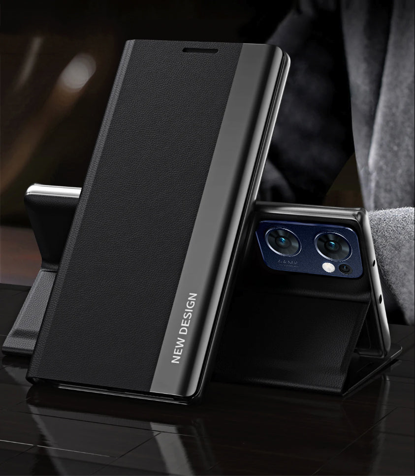 Oppo Reno 7 5G Magnetic Flip Leather Case