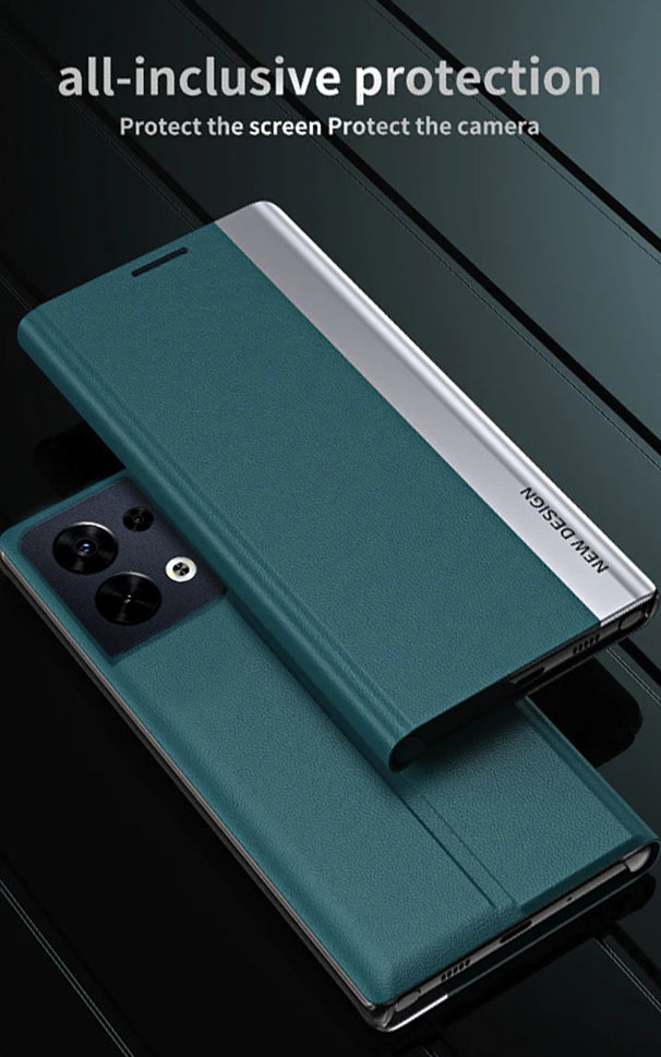 Oppo Reno 8 5G Magnetic Flip Leather Case